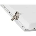 SLV LED Einlege-Deckenleuchte PANEL C 625 DALI, IP54 IK02, 59.5cm, 34W 3000/4000K (CCT Switch), UGR <19, dimmbar, CRI 80