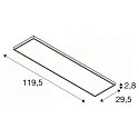 ceiling luminaire PANEL C 1200/300 DALI DALI controllable, CCT Switch, UGR < 19 IP54 / IP20, dimmable