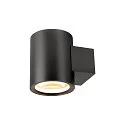 SLV LED Wandleuchte OCULUS PHASE, Up/Down, Wechsel-Optik, 15W 2000-3000K 100°, CRi >90, Dim-to-Warm, dunkel bronze