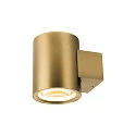 SLV LED Wandleuchte OCULUS PHASE, Up/Down, Wechsel-Optik, 15W 2000-3000K 100°, CRi >90, Dim-to-Warm, messing