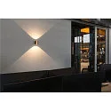 SLV LED Wandleuchte OCULUS PHASE, Up/Down, Wechsel-Optik, 15W 2000-3000K 100°, CRi >90, Dim-to-Warm, messing