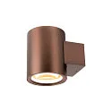 SLV LED Wandleuchte OCULUS PHASE, Up/Down, Wechsel-Optik, 15W 2000-3000K 100°, CRi >90, Dim-to-Warm, dunkel kupfer