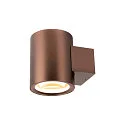 SLV LED Wandleuchte OCULUS PHASE, Up/Down, Wechsel-Optik, 15W 2000-3000K 100°, CRi >90, Dim-to-Warm, dunkel kupfer