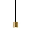 SLV LED Pendelleuchte OCULUS DTW PHASE PVD, Wechsel-Optik, 11W 2000-3000K 100°, Dim-to-Warm, messing