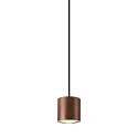 LED Pendelleuchte OCULUS DTW PHASE PVD, Wechsel-Optik, 11W 2000-3000K 100°, Dim-to-Warm, dunkel kupfer