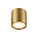 SLV LED Deckenleuchte OCULUS PHASE, Wechsel-Optik, 11W 2000-3000K 100°, CRi >90, Dim-to-Warm, mit Wechsel-Optik, messing