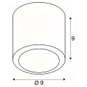 SLV LED Deckenleuchte OCULUS PHASE, Wechsel-Optik, 11W 2000-3000K 100°, CRi >90, Dim-to-Warm, mit Wechsel-Optik, messing