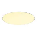 SLV ceiling recessed luminaire MEDO® 90 FRAME rigid, for VDU workstation, with frame, CCT Switch, switchable IP20, white 