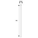 SLV 10er Verpackung LED Tube C T8 EM/M 1500 24W 865