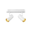 SLV LED Wand- und Deckenleuchte NOBLO® DOUBLE PHASE DTW, IP20, 15W 2000-3000K 940lm 36°, Dim-to-Warm, weiß