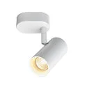SLV wall and ceiling luminaire NOBLO® SINGLE PHASE 1 flame, round IP20, white dimmable