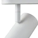 SLV LED Wand- und Deckenstrahler NOBLO® DOUBLE PHASE, IP20, 2-flammig, kardanisch, CRi>90, dimmbar, 12W 3000K 1460lm 32°, weiß