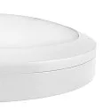 SLV LED Aufbauleuchte OUTDOOR BULKHEAD V 360, IP65 IK10, Ø 36cm, 20W 3000/4000/6500K 110°, CRI 80, schaltbar, schwarz, weiß