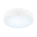 SLV LED Aufbauleuchte OUTDOOR BULKHEAD V 360, IP65 IK10, Ø 36cm, 20W 3000/4000/6500K 110°, CRI 80, schaltbar, schwarz, weiß