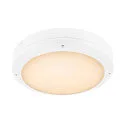 LED Aufbauleuchte OUTDOOR BULKHEAD V 360, IP65 IK10, Ø 36cm, mit Sensor, 20W 3000/4000/6500K 110°, CRI 80, schaltbar, weiß