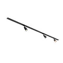 SLV 1-Phasen System Leuchte PURI 2.0, 3er Set, QPAR51, IK02, IP20, dimmbar, schwarz
