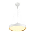 SLV LED Deckenleuchte DECONA 42 CL, PHASE, rund, 23W, 3000/4000K, 2600/2730lm, UGR<25, IK06, IP44, dimmbar, weiß/gold