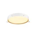 SLV LED Deckenleuchte DECONA 42 CL, PHASE, rund, 23W, 3000/4000K, 2600/2730lm, UGR<25, IK06, IP44, dimmbar, weiß/gold