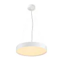 SLV ceiling luminaire DECONA 42 CL round, with sensor, suitable for VDU workstation IP44, white, lacquered 