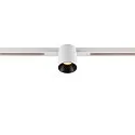 LED Spot FIXT-IT!, 48V, DALI, rund, für Einbauschiene, 36°, 7W, 3000K, 850lm, UGR<19, IP20, dimmbar, weiß/schwarz