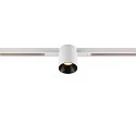 LED Spot FIXT-IT!, 48V, DALI, rund, für Einbauschiene, 36°, 8W, 2000-3000K, 480lm, UGR<19, IP20, dimmbar, weiß/schwarz