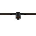 SLV LED Spot FIXT-IT!, 48V, DALI, rund, für Einbauschiene, 36°, 8W, 2000-3000K, 480lm, UGR<19, IP20, dimmbar, schwarz/schwarz