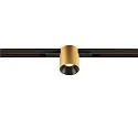 LED Spot FIXT-IT!, 48V, DALI, rund, für Einbauschiene, 36°, 8W, 2000-3000K, 480lm, UGR<19, IP20, dimmbar, gold/schwarz