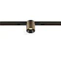 LED Spot FIXT-IT!, 48V, DALI, rund, für Einbauschiene, 36°, 8W, 2000-3000K, 480lm, UGR<19, IP20, dimmbar, bronze/schwarz
