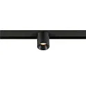 LED Spot FIXT-IT!, 48V, DALI, rund, für Aufbauschiene, 36°, 7W, 2700K, 800lm, UGR<19, IP20, dimmbar, schwarz/schwarz