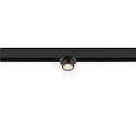 SLV LED Spot FIXT-IT!, 48V, DALI, rund, für Aufbauschiene, 36°, 7W, 2700K, 800lm, UGR<19, IP20, dimmbar, gold/schwarz