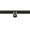 LED Spot FIXT-IT!, 48V, DALI, rund, für Aufbauschiene, 36°, 7W, 2700K, 800lm, UGR<19, IP20, dimmbar, bronze/schwarz