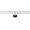 SLV track spot FIXT-IT! round, surface-mounted version, suitable for VDU workstation IP20, black, white, lacquered dimmable