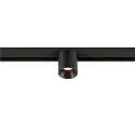 SLV LED Spot FIXT-IT!, 48V, DALI, rund, für Aufbauschiene, 36°, 8W, 2000-3000K, 480lm, UGR<19, IP20, dimmbar, schwarz/schwarz