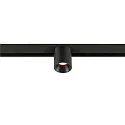 SLV LED Spot FIXT-IT!, 48V, DALI, rund, für Aufbauschiene, 36°, 8W, 2000-3000K, 480lm, UGR<19, IP20, dimmbar, schwarz/schwarz