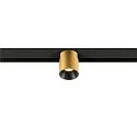 LED Spot FIXT-IT!, 48V, DALI, rund, für Aufbauschiene, 36°, 8W, 2000-3000K, 480lm, UGR<19, IP20, dimmbar, gold/schwarz