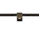 SLV track spot FIXT-IT! round, built-in version, suitable for VDU workstation IP20, bronze, black, lacquered dimmable