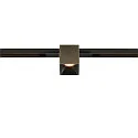 SLV track spot FIXT-IT! round, built-in version, suitable for VDU workstation IP20, bronze, black, lacquered dimmable