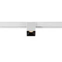 LED Spot FIXT-IT!, 48V, DALI, eckig, für Aufbauschiene, 36°, 7W, 2700K, 800lm, UGR<19, IP20, dimmbar, weiß/schwarz