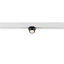 SLV LED Spot FIXT-IT!, 48V, DALI, eckig, für Aufbauschiene, 36°, 7W, 2700K, 800lm, UGR<19, IP20, dimmbar, weiß/schwarz