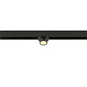 SLV LED Spot FIXT-IT!, 48V, DALI, eckig, für Aufbauschiene, 36°, 8W, 2000-3000K, 495lm, UGR<19, IP20, dimmbar, bronze/schwarz