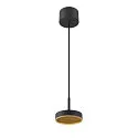 LED Pendelleuchte GRIP! FLAT, 16W, 2700/3000K, 400lm, IP20, dimmbar, schwarz/gold