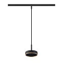SLV LED Pendelleuchte GRIP! FLAT TRACK 48V, 15W, 2700/3000K, 400lm, IP20, dimmbar, schwarz/gold
