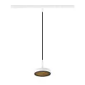 LED Pendelleuchte GRIP! FLAT TRACK 48V, 15W, 2700/3000K, 400lm, IP20, dimmbar, weiß/schwarz