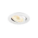 LED Deckeneinbauleuchte NEW TRIA® 68 AIRTIGHT, rund, 7,5W, 3000K, IP23, IK02, dimmbar, weiß
