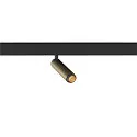 LED Strahler GRIP! S, 48V, zylindrisch, 29°, 9,8W, 3000K, 620lm, IP20, IK02, dimmbar, bronze/schwarz