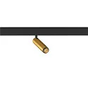 LED Strahler GRIP! S, 48V, zylindrisch, 29°, 9,8W, 2000-3000K, 350lm, Dim-to-Warm, IP20, IK02, gold/schwarz