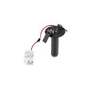 SLV LED Deckeneinbaustrahler GRIP! S, zylindrisch, 29°, 10W, IP20, dimmbar, 3000K, 620lm, schwarz/gold