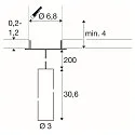 pendant luminaire GRIP!S suitable for VDU workstation IP20, black, white dimmable