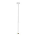 SLV LED Pendelleuchte GRIP! S, 29°, 10W, IP20, dimmbar, 3000K, 620lm, weiß/schwarz
