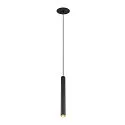 SLV LED Pendelleuchte GRIP! S, 29°, 10W, IP20, dimmbar, 3000K, 620lm, schwarz/gold
